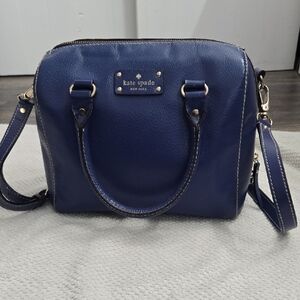 Kate Spade Satchel Bag Blueish Purple In Color